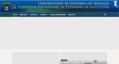 Desktop Screenshot of culturauas.mx
